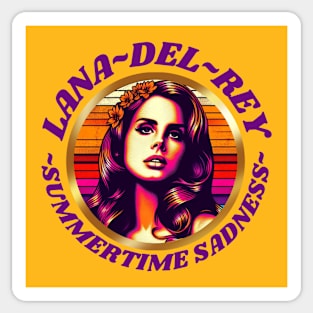 Lana Del Rey - Summertime in LA Sticker